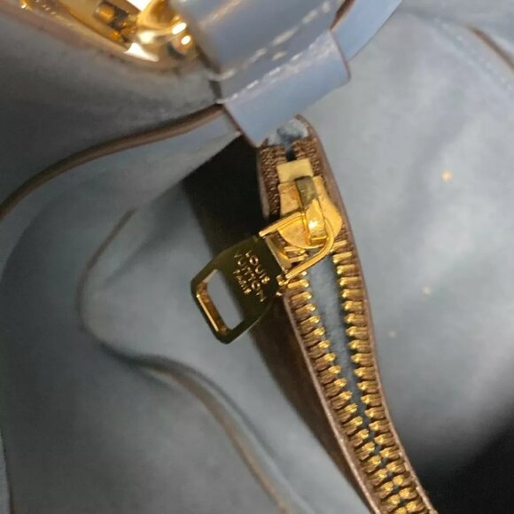 LOUIS VUITTON Monogram Neonoe Bucket type Shoulder Bag Brown x blue - Picture 15 of 16